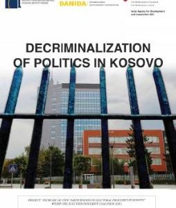 Decriminalization of politics in Kosovo