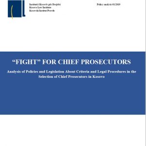 “Fight” for Chief Prosecutors