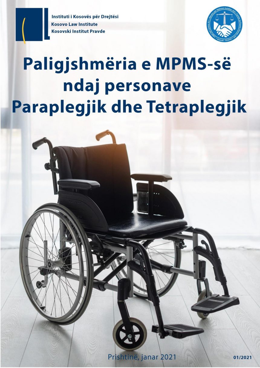 Paligjshmëria e MPMS-së ndaj personave Paraplegjik dhe Tetraplegjik