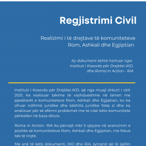 Regjistrimi Civil Regjistrimi Civil