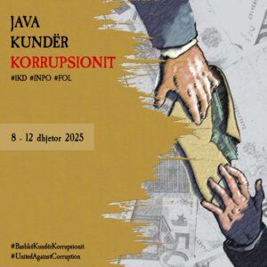 Nesër fillon “Java Kundër Korrupsionit 2025” (Agjenda) Nesër fillon “Java Kundër Korrupsionit 2025” (Agjenda)