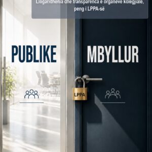 Llogaridhënia dhe transparenca e organeve kolegjiale, peng i LPPA-së Llogaridhënia dhe transparenca e organeve kolegjiale, peng i LPPA-së